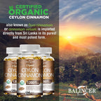 Organic Ceylon Cinnamon Extract – Blood Sugar & Insulin Balance - valued since ancient Egypt and traditionally used to support digestion and vitality.
