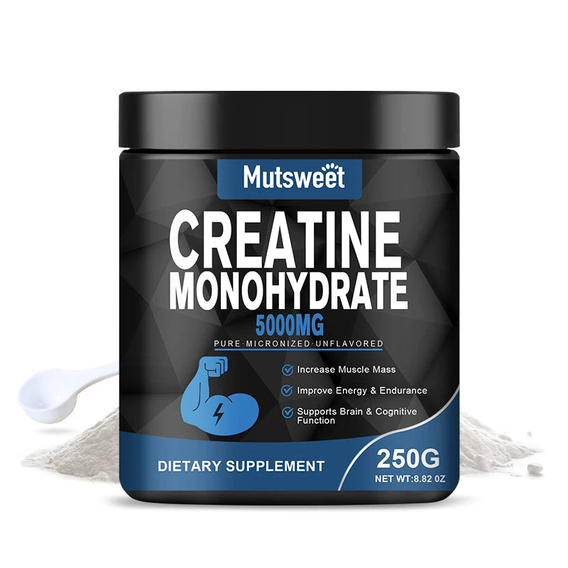 Monohydrate Creatine 5000mg – Pure Micronized Creatine for Muscle Health, Energy, and Performance