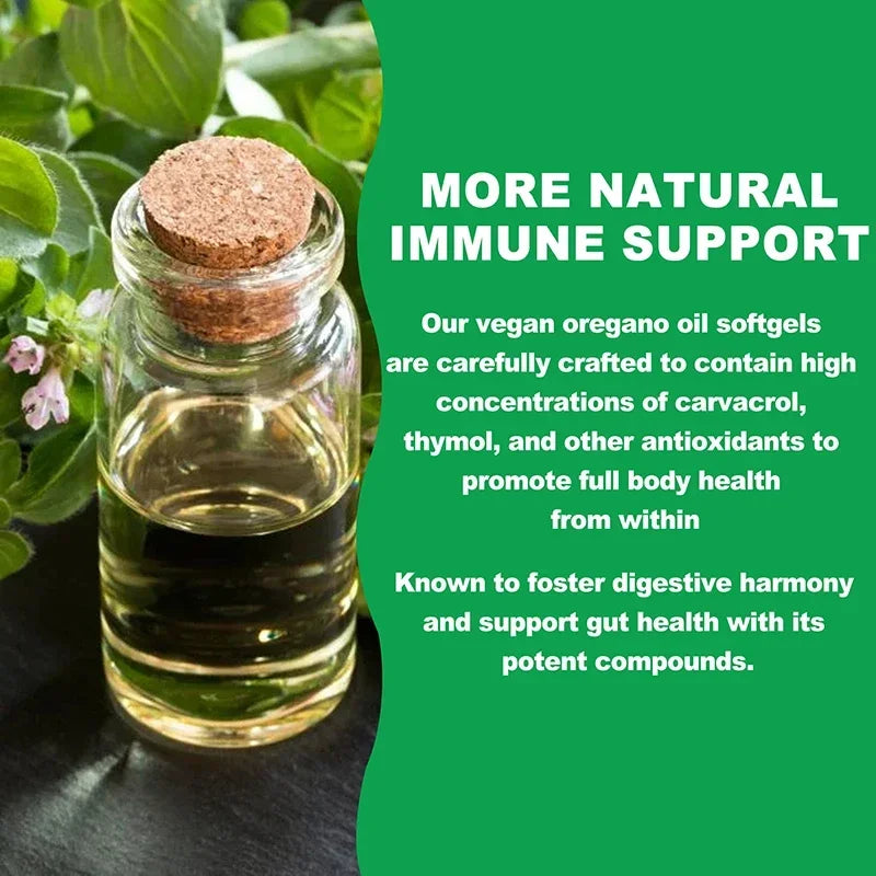 Oil of Oregano – Supports Digestion, Heart Health, Detoxification & Immune Function with 70% Carvacrol