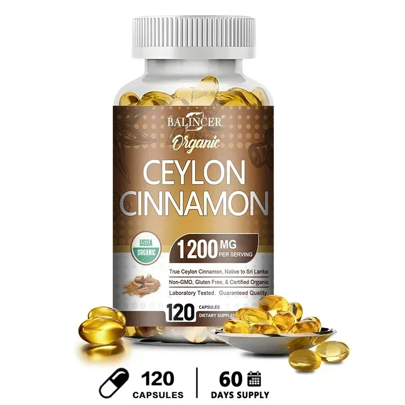 Organic Ceylon Cinnamon Extract – Blood Sugar & Insulin Balance - valued since ancient Egypt and traditionally used to support digestion and vitality.
