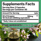 Oil of Oregano – Supports Digestion, Heart Health, Detoxification & Immune Function with 70% Carvacrol