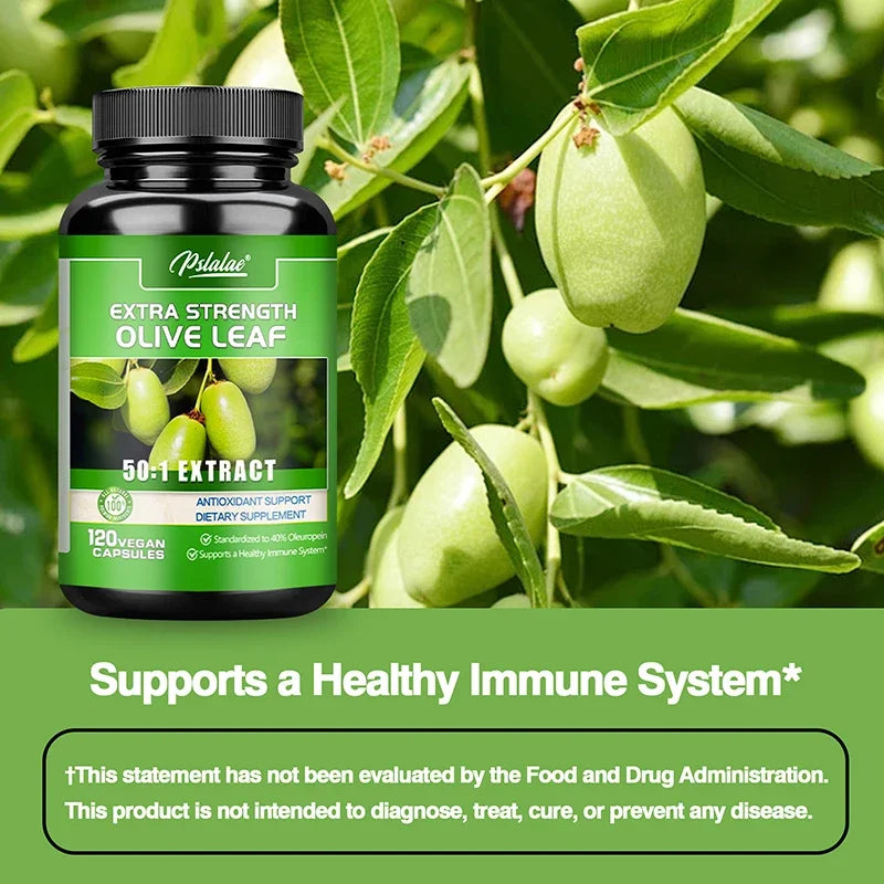 Olive Leaf Extract – Cardiovascular Health & Immune Support, Antioxidant - 40% Oleuropein