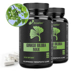 Ginkgo Biloba Capsules – Memory, Focus & Brain Function Support | Non-GMO Antioxidant Supplement