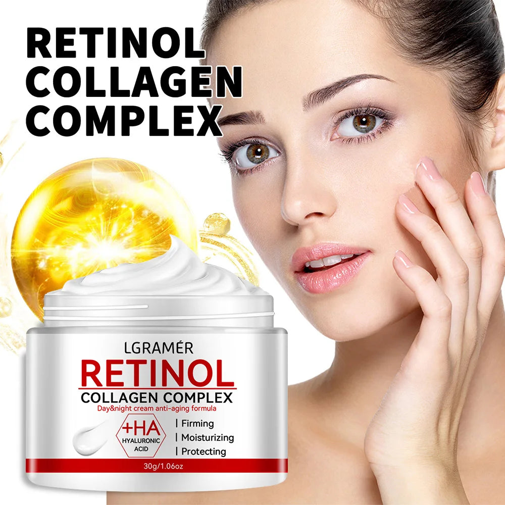 Retinol Lifting & Firming Cream with Collagen – Smooth Wrinkles, Brighten & Hydrate Skin