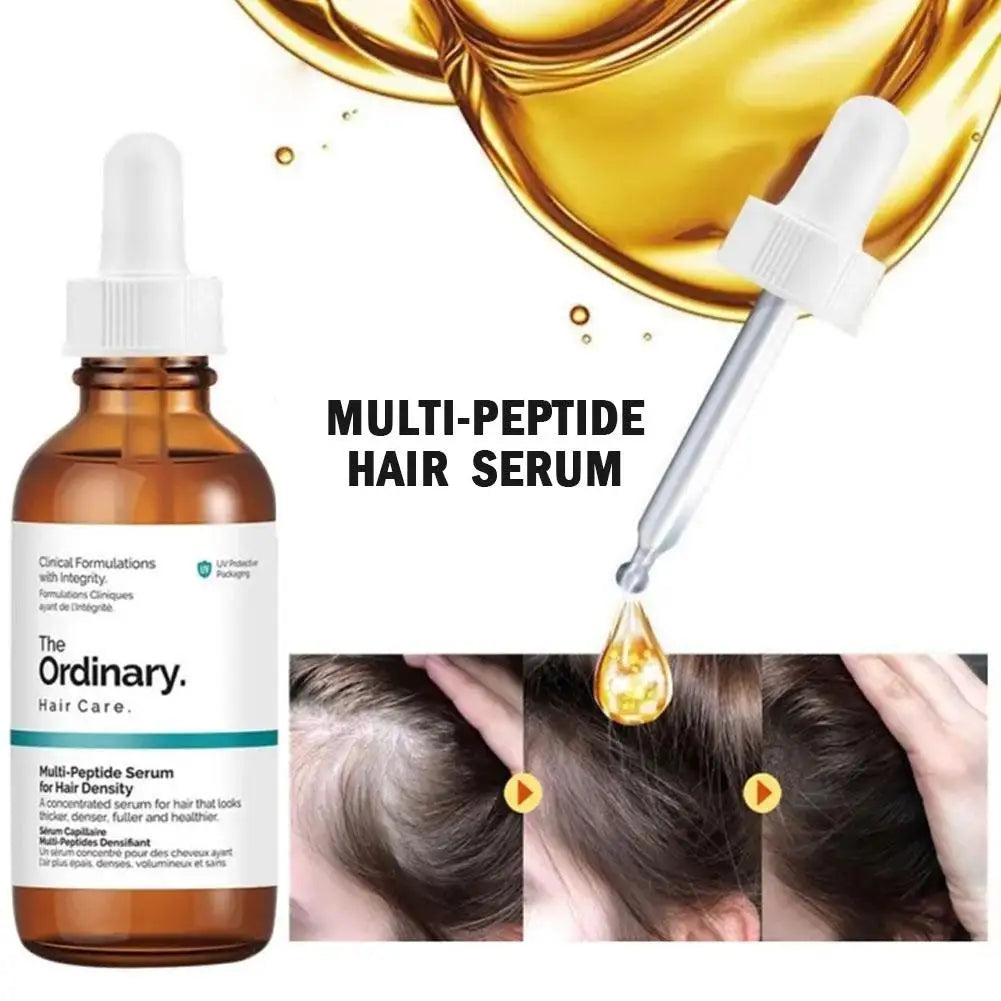 Advanced Hair Care Serum with Multi-Peptides & Tea/Caffeine Plant Extracts – Boost Hair Density & Scalp Health for All Hair Types