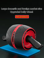 Abdomen Sports Roller with Knee Pad – Non-Slip, Anti-Collision Wheel & Ergonomic Grip