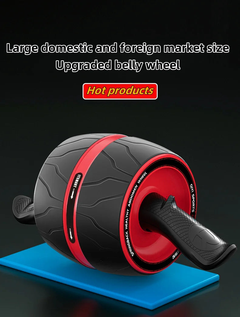 Abdomen Sports Roller with Knee Pad – Non-Slip, Anti-Collision Wheel & Ergonomic Grip