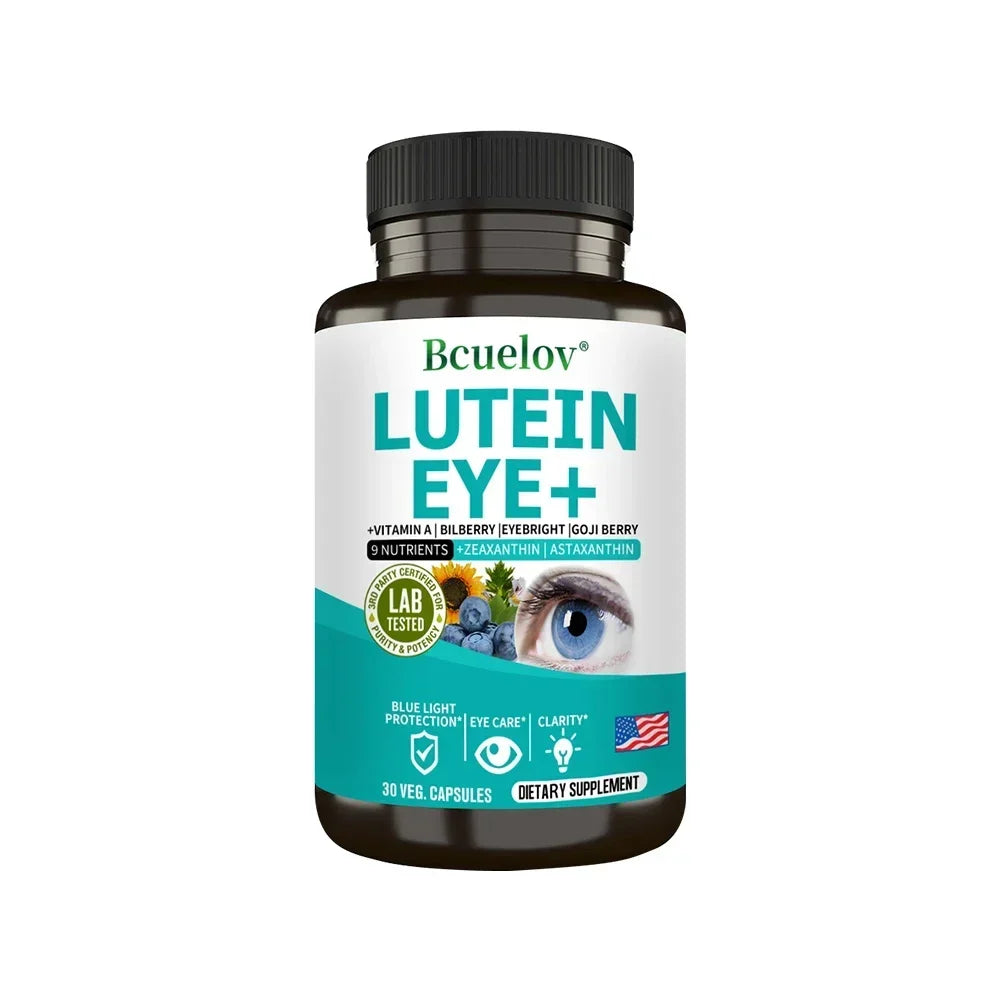 Lutein Eye+ – Vision, Focus & Blue Light Defence with Lutein, Zeaxanthin & Bilberry