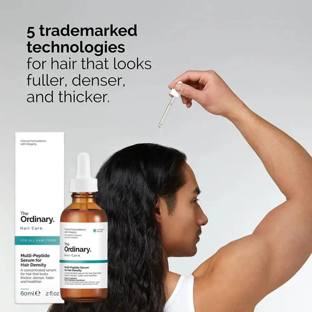 Advanced Hair Care Serum with Multi-Peptides & Tea/Caffeine Plant Extracts – Boost Hair Density & Scalp Health for All Hair Types
