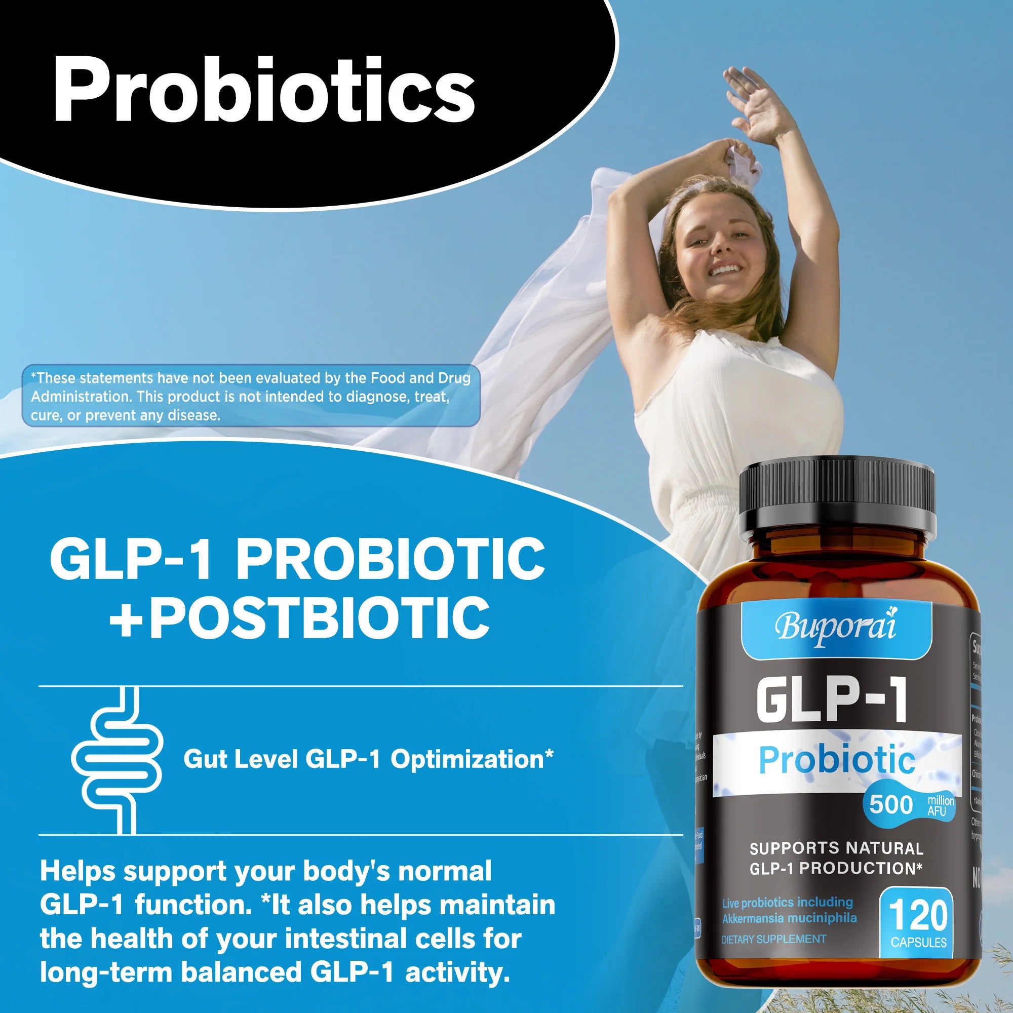 GLP-1 Probiotic – Gut Health, Blood Sugar Balance & Weight Management Support