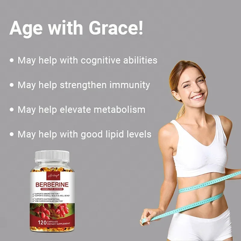 Berberine – Metabolic & Blood Sugar Support - used for over 3,000 years in Traditional Chinese and Ayurvedic medicine to support digestion, metabolic balance, and general vitality.