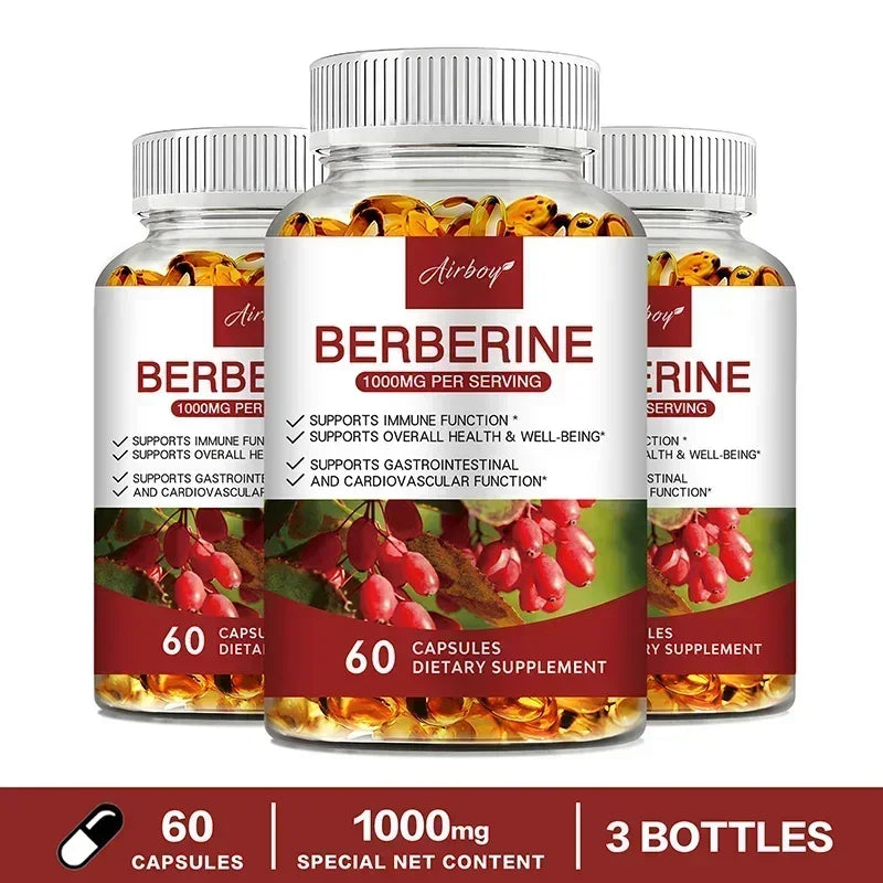 Berberine – Metabolic & Blood Sugar Support - used for over 3,000 years in Traditional Chinese and Ayurvedic medicine to support digestion, metabolic balance, and general vitality.