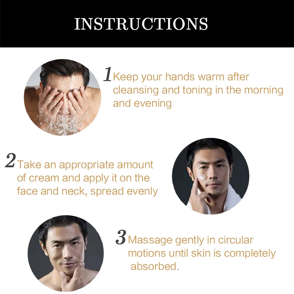 Retinol Collagen Men’s Face Cream – Hydrating, Brightening & Anti-Wrinkle Skincare for Men