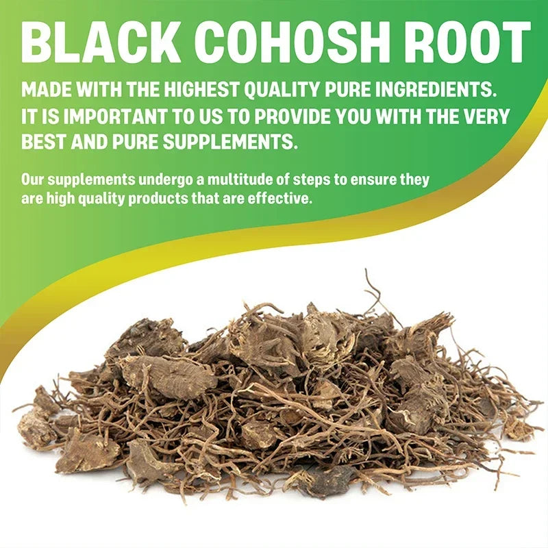 Black Cohosh Root – Natural Relief for Menopause & Hormonal Balance