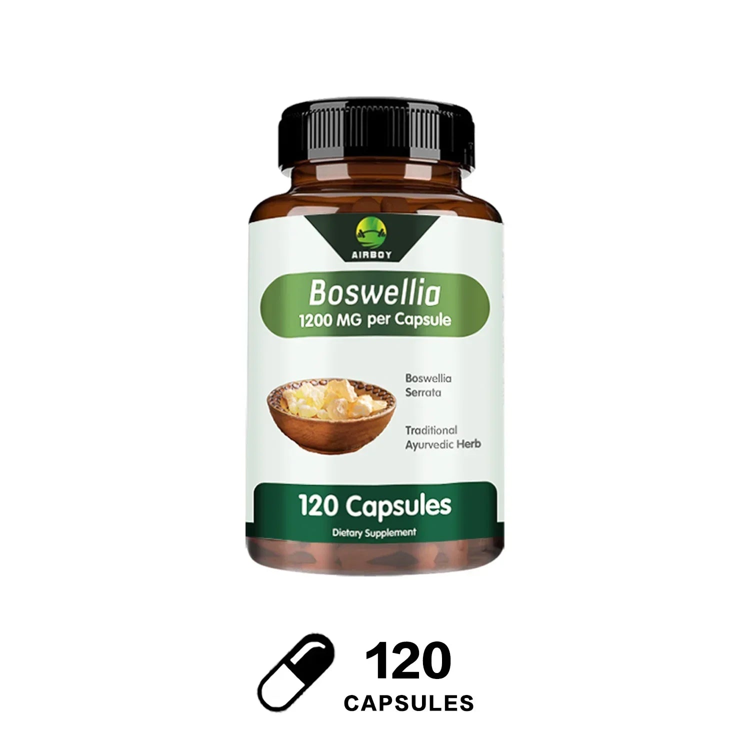 Boswellia Serrata Extract - supports joint comfort and mobility, helping maintain an active lifestyle.
