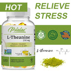 L-Theanine 200 Mg - A naturally occurring amino acid. Relieve Fatigue, Improve Negative Emotions, Relax The Body and Mind, and Improve Sleep Quality