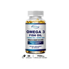 Omega-3 Fish Oil – High EPA 1200mg + DHA 900mg Triple Strength Capsules