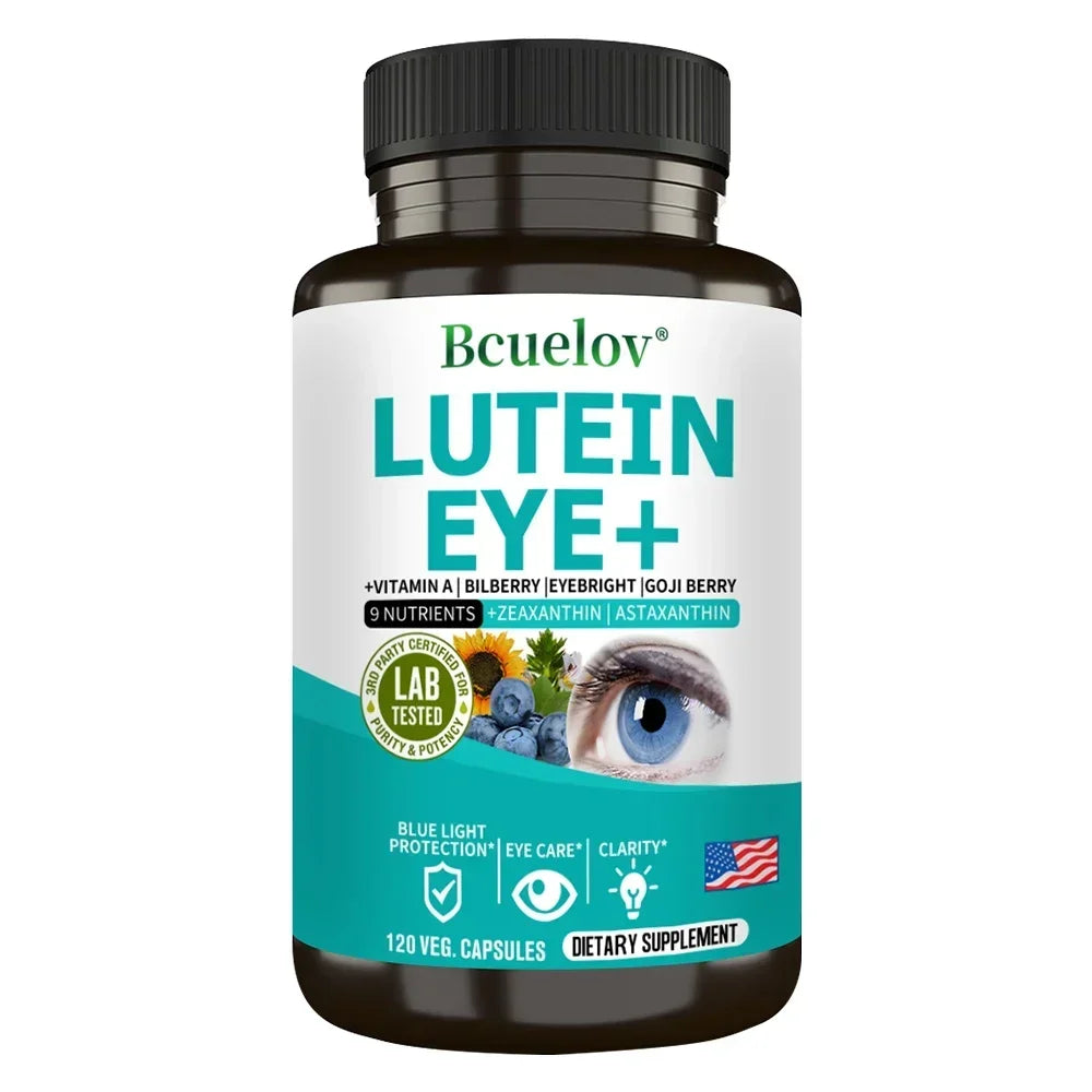 Lutein Eye+ – Vision, Focus & Blue Light Defence with Lutein, Zeaxanthin & Bilberry