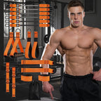 Workout Bar Fitness Resistance Bands Set Pilates Yoga Pull Rope Exercise Training Expander Strength Training Home Bodybuilding