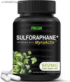 Sulforaphane+ 602mg - Containing Inosidase, Broccoli Seed Extract - Antioxidant Supplement  60 Capsules