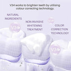 Toothpaste - 5D Teeth Whitening – Color Correction with V34 Purple Dye for Brighter, Whiter Teeth & Fresh Breath