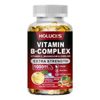 Vitamin B Complex Supplement with Vitamin C & Inositol – Energy, Metabolism, Brain & Heart Health