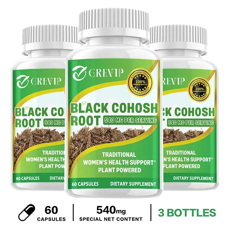 Black Cohosh Root – Natural Relief for Menopause & Hormonal Balance