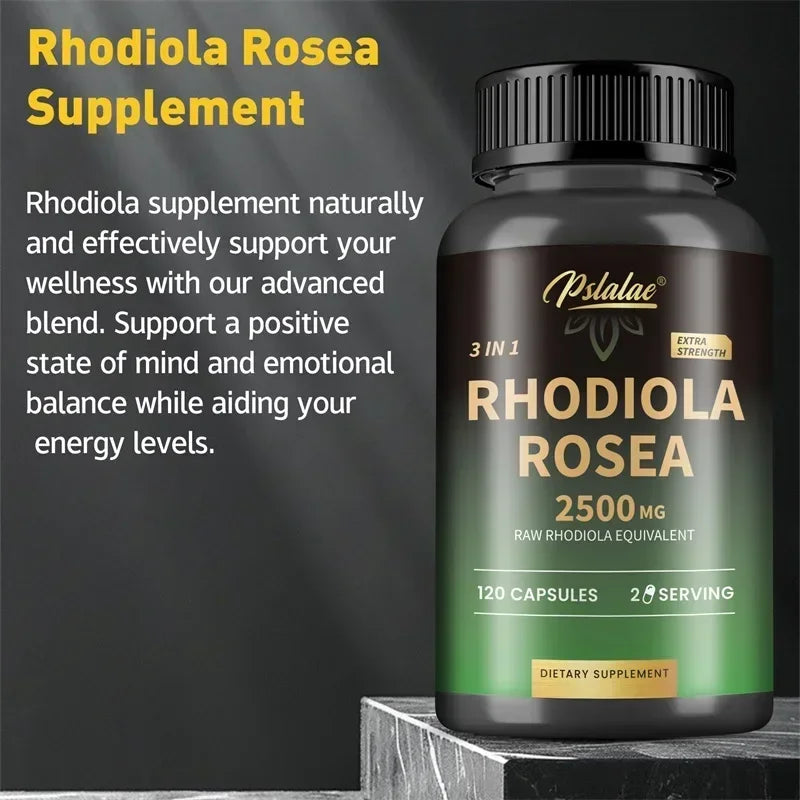 Rhodiola Rosea 2500 mg – Stress Resilience, Focus & Energy Support