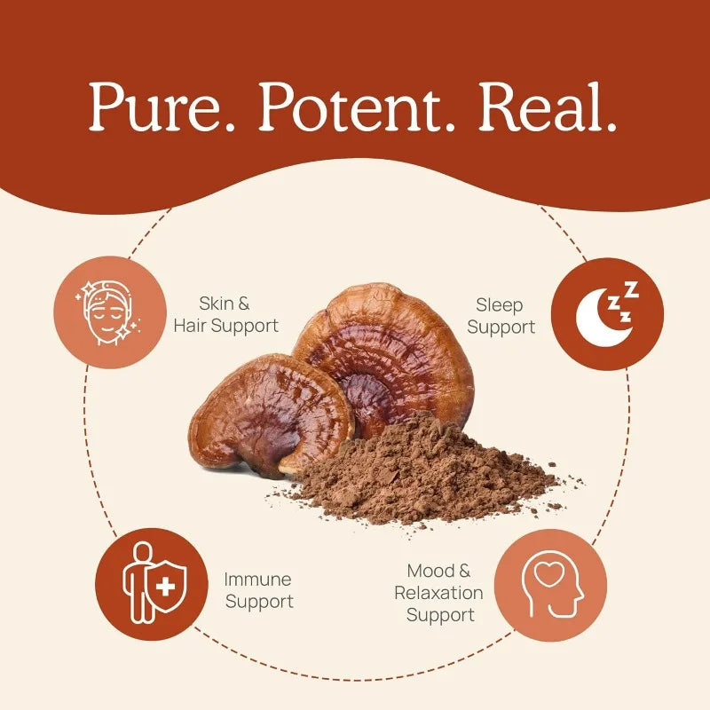 Reishi Mushroom – Immune & Stress Support with Adaptogenic Beta-Glucans